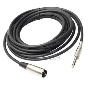 XLR 3-Pin Male to 6.35mm 1/4" TRS Male Mono Microphone