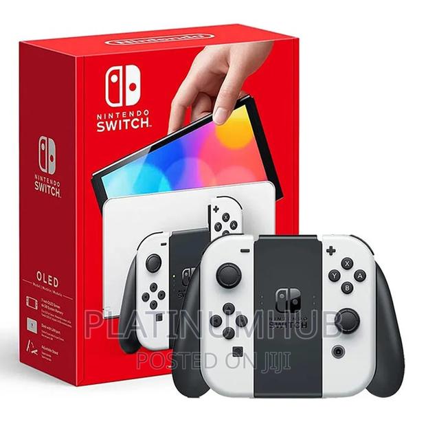 White Oled Nintendo Switch Y9 - main view