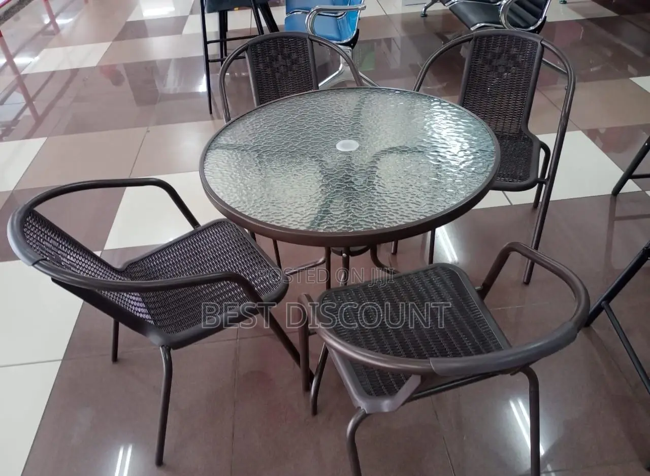 Outdoor Glass Dining Table