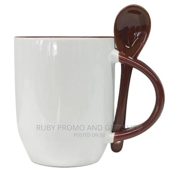 Two Tone Spoon Coffee Mugs