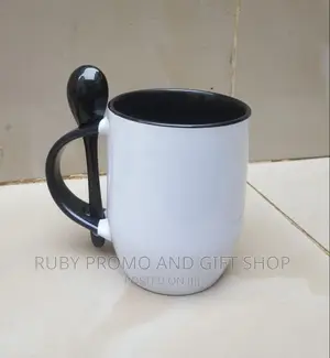 Two Tone Spoon Coffee Mugs