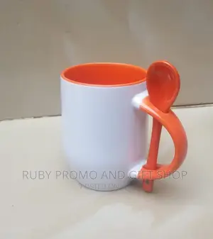 Two Tone Spoon Coffee Mugs