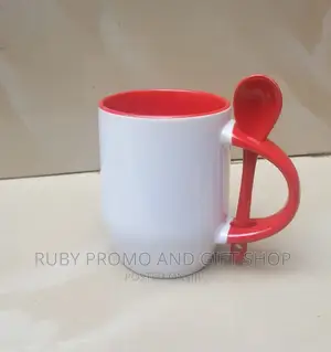 Two Tone Spoon Coffee Mugs