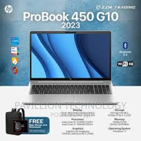 New Laptop HP ProBook 450 G9 16GB Intel Core I7 SSD 512GB