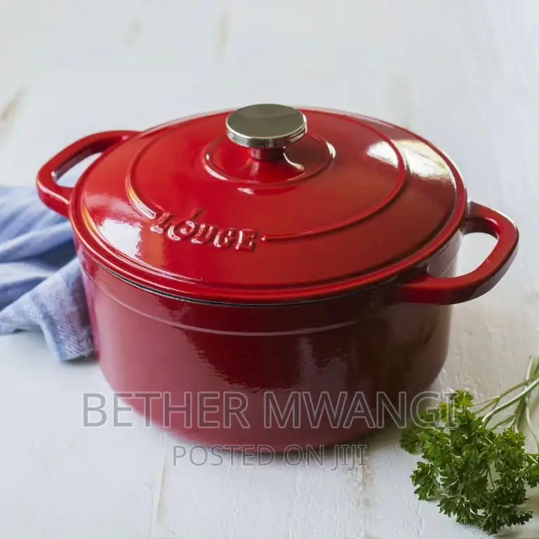 5.2 LTRS Lodge Enamelled Cast Iron Dutch Oven in Kenya