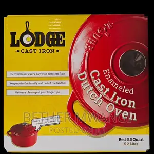 5.2 LTRS Lodge Enamelled Cast Iron Dutch Oven in Kenya