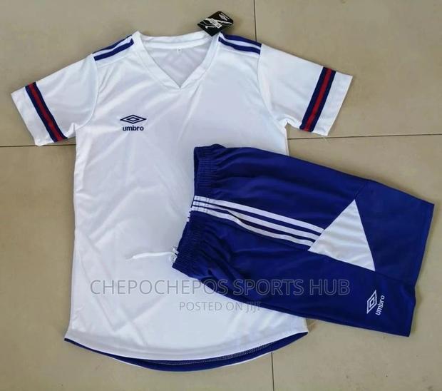 White Imported Football Jerseys - thumbnail 3