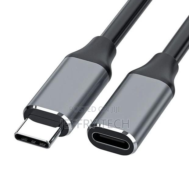 USB-C / Type-C Male to USB-C / Type-C Female Adapter Cable, - thumbnail 2