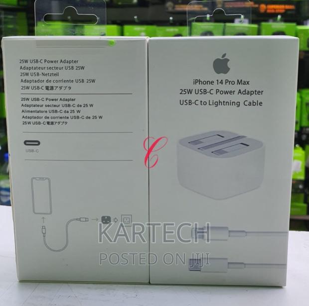 Apple Power Adapters 25W With USB C to Lightning Cable