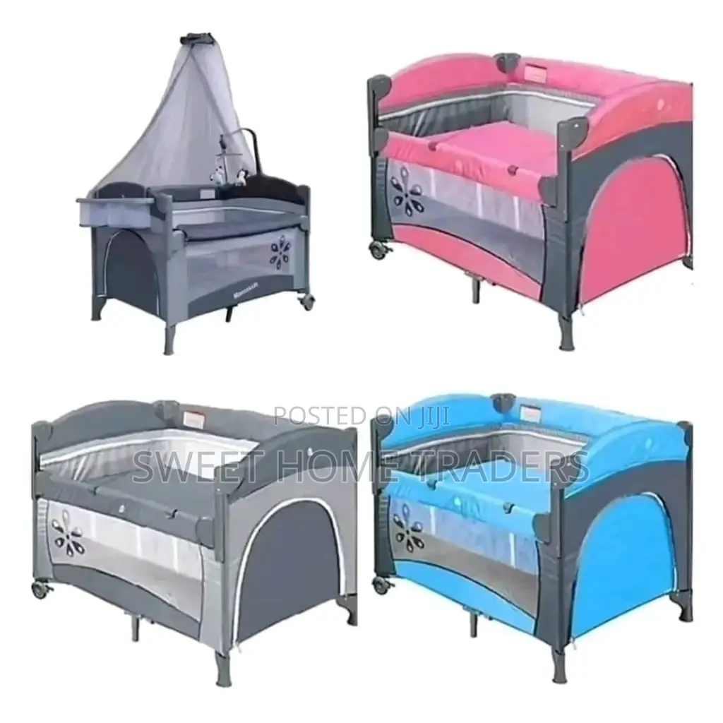 Co Sleeper Playpen/Foldable Baby Cot With Stand Net
