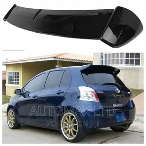 Unpainted Toyota Vitz, RS Rear Boot Spoiler