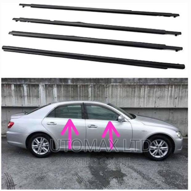 Toyota Mark X, GRX120, Outside Door Weatherstrips