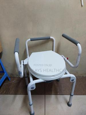 Commode Chair With Removable Armrests for Extra Wide - thumbnail 2