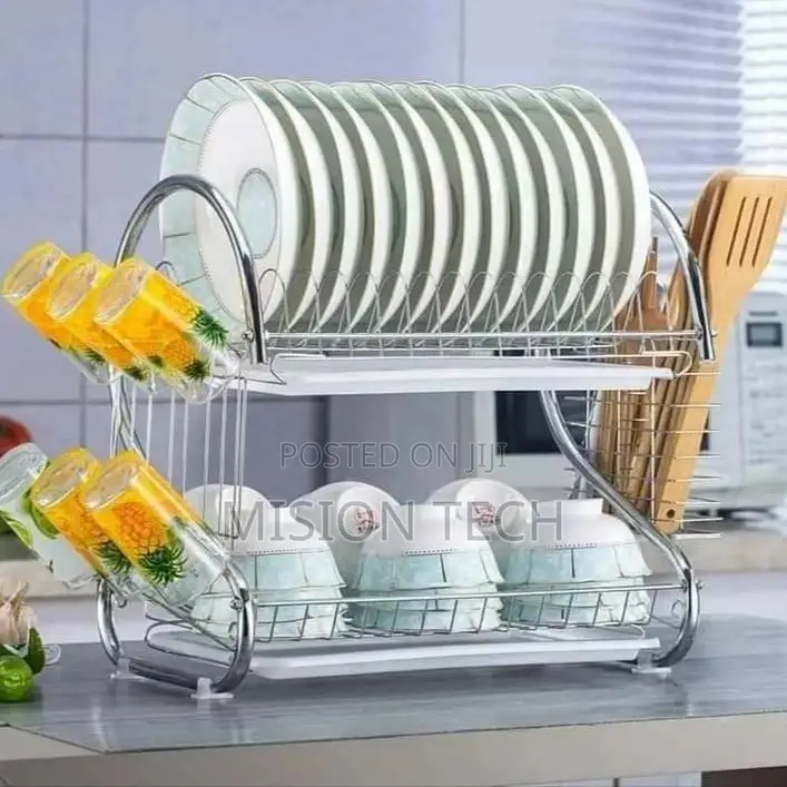 2 Layer Stainless Dish Rack