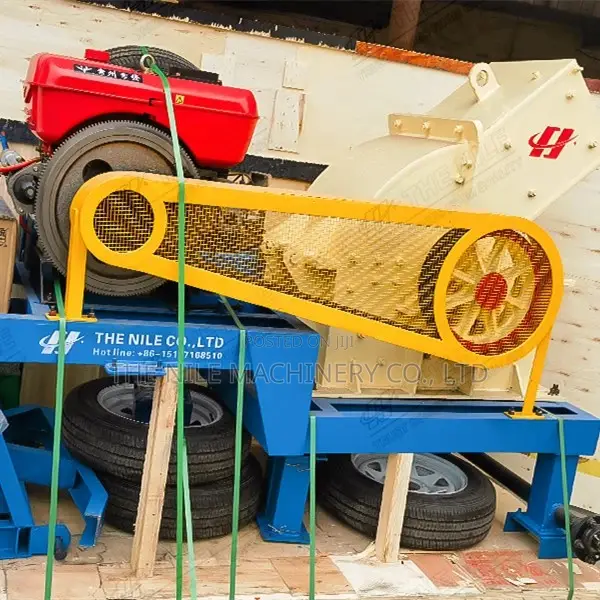 Hammer Crusher Diesel Powered Good Particle Shape
