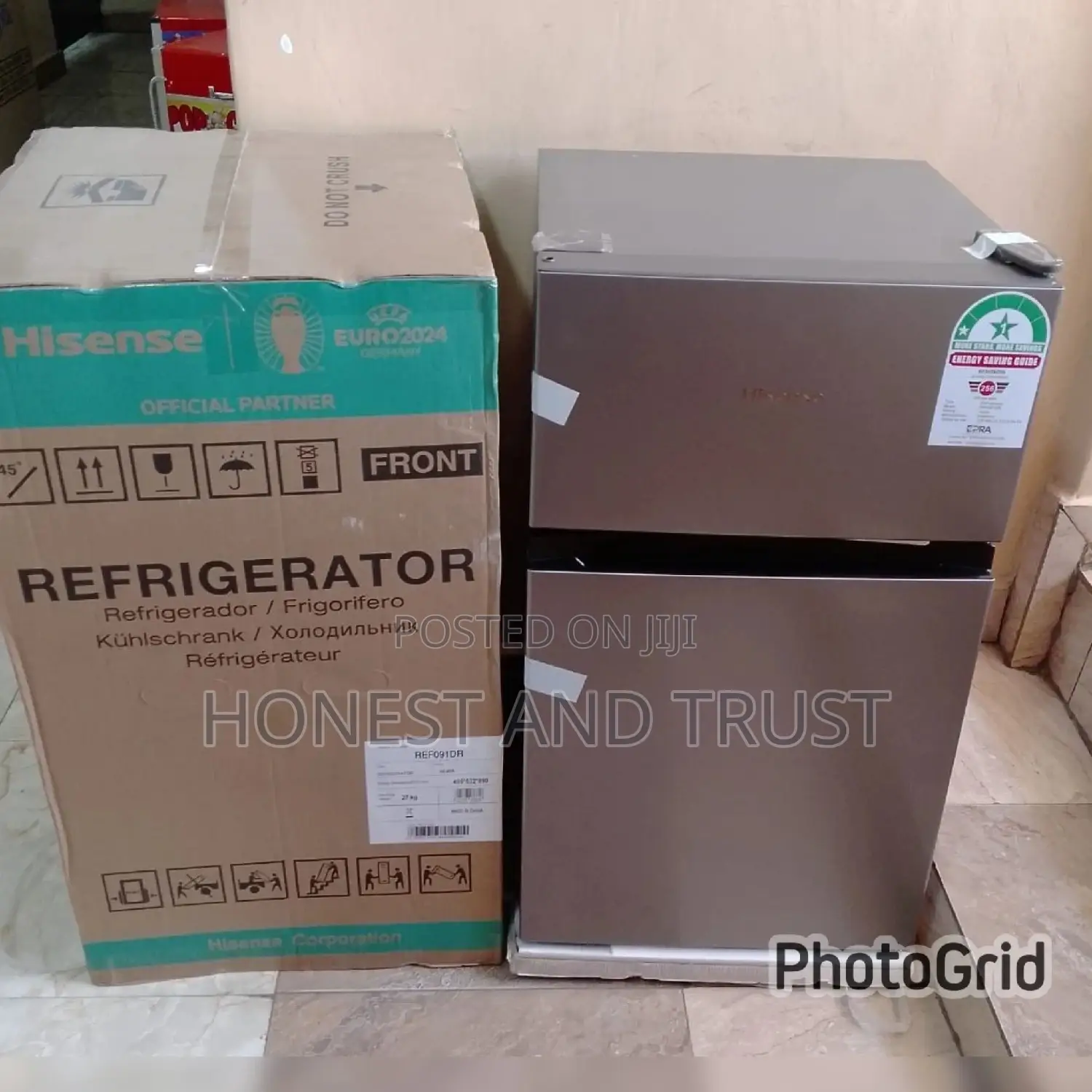Hicense 95 Litre Double Door Fridge