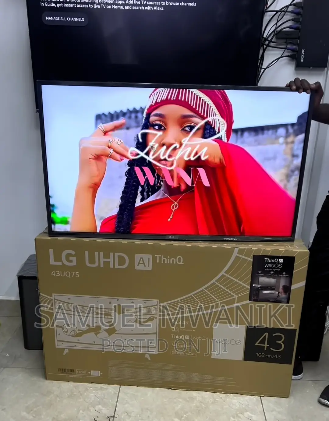 Lg 43′′ Uq75 Webos Smart Uhd Tv With Magic Remote