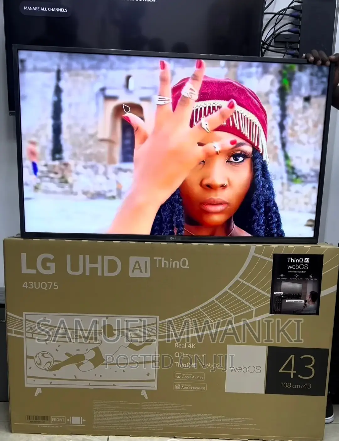 Lg 43′′ Uq75 Webos Smart Uhd Tv With Magic Remote