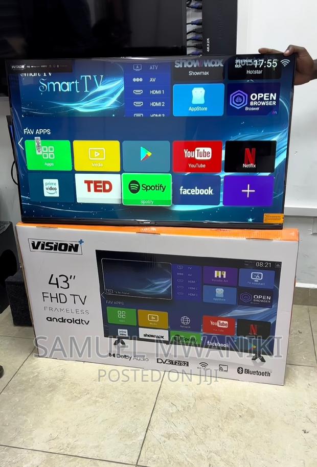 Vision Plus 43′′ Smart Android FHD 1080 Tv Free Wall Bracket - main view