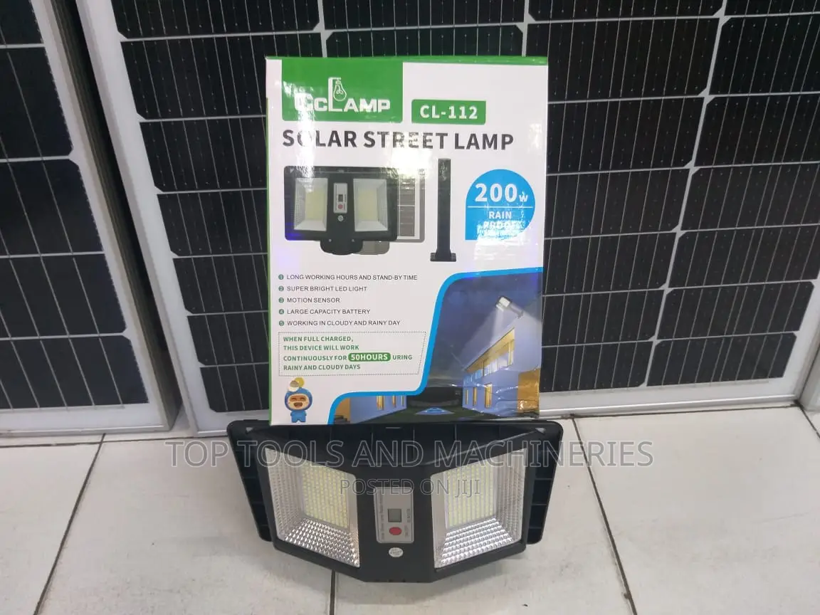 Cclump 200 Watts Rain Proof Solar Street Lamp