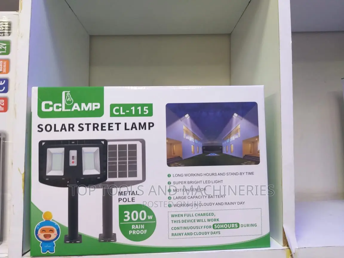 Cclump 300 Watts Rain Proof Solar Street Lamp