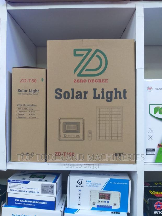 100 Watts ZD Solar Flood Light High Power Outdoor Security - thumbnail 2