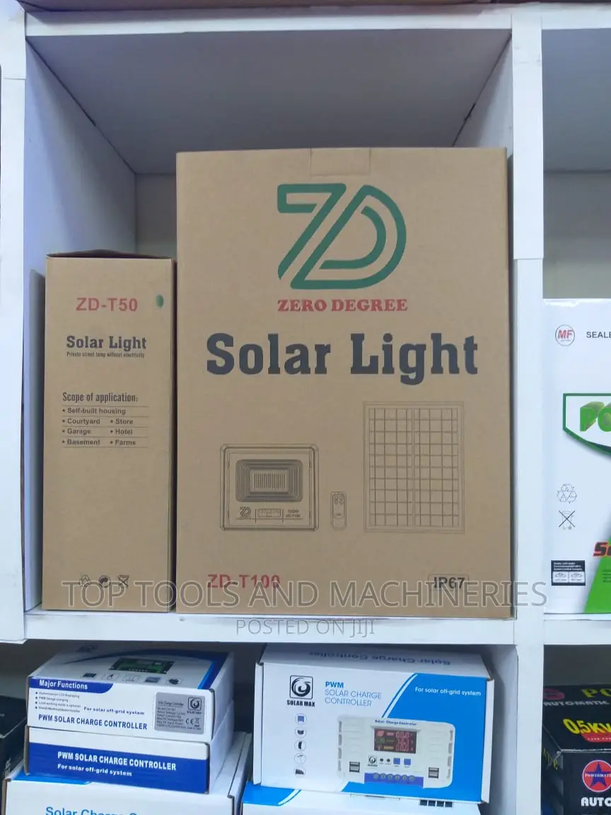 100 Watts ZD Solar Flood Light High Power Outdoor Security