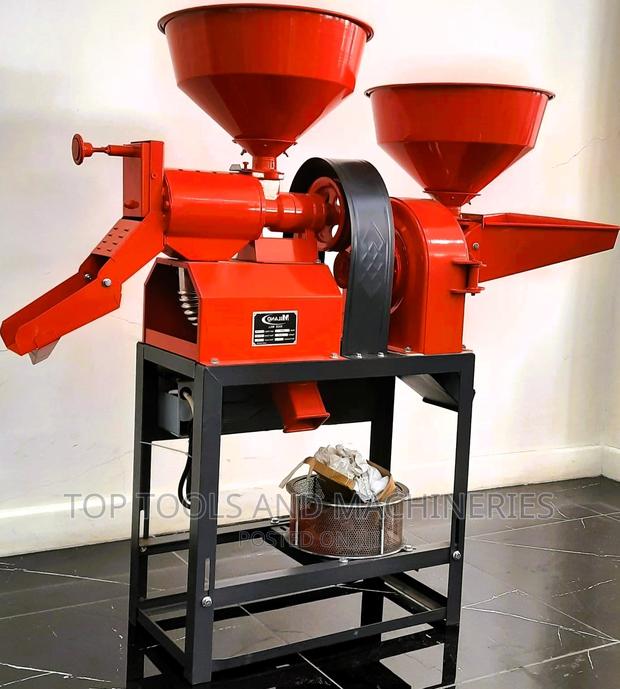 Milano Semi-Automatic Combined Rice Mill With a 3HP Motor - main view