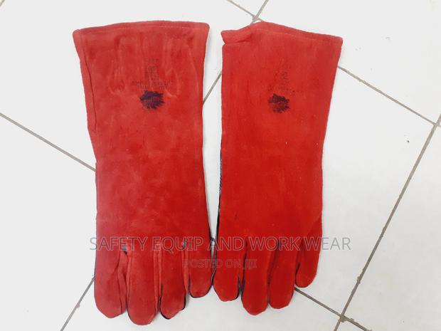 Buy Construction Leather Gloves - main view