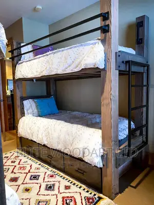 Rustic Elegance Double Decker Bed