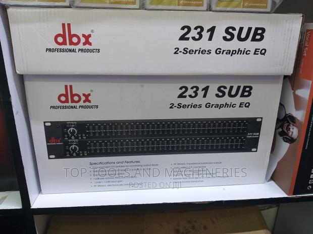 DBX 231graphic Equalizer With Sub Output for Bass Only