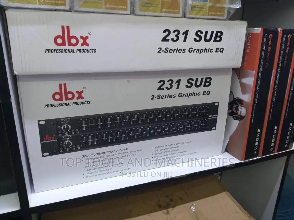 DBX 231graphic Equalizer With Sub Output for Bass Only