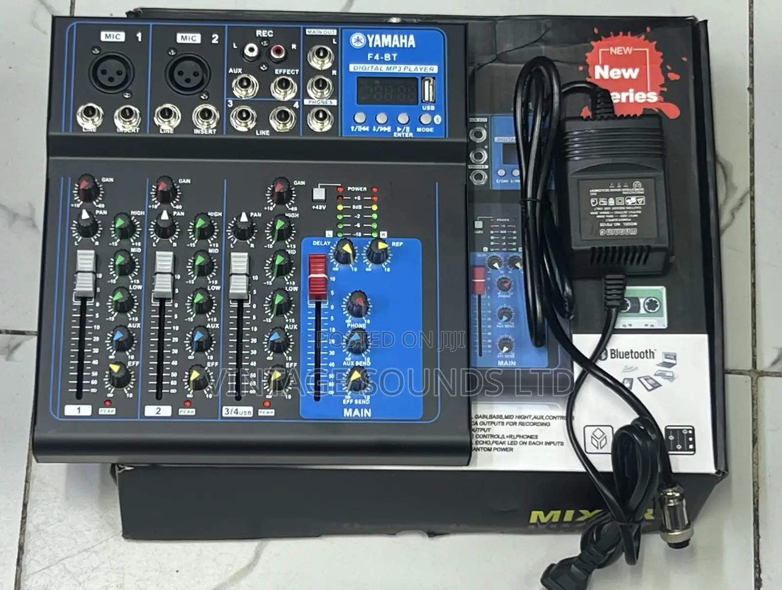 Yamaha F4-Usb Professional Studio Audio Mixer (4 Channel)