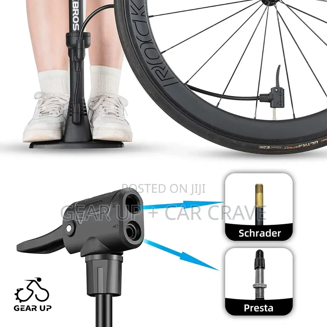 Bicycle Ball Motorbike Foot Pump 160psi With Guage