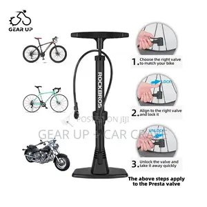 Bicycle Ball Motorbike Foot Pump 160psi With Guage
