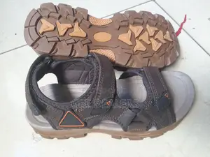 Men Open Shoes Leather Shoes