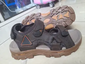 Men Open Shoes Leather Shoes