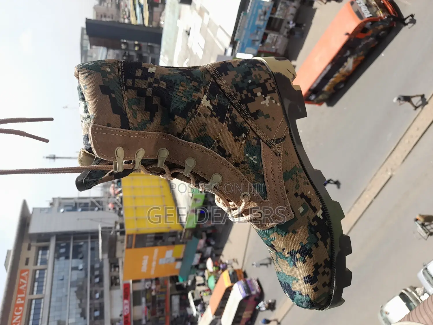Camouflage Woodland Hiking/Tactical Military Boots