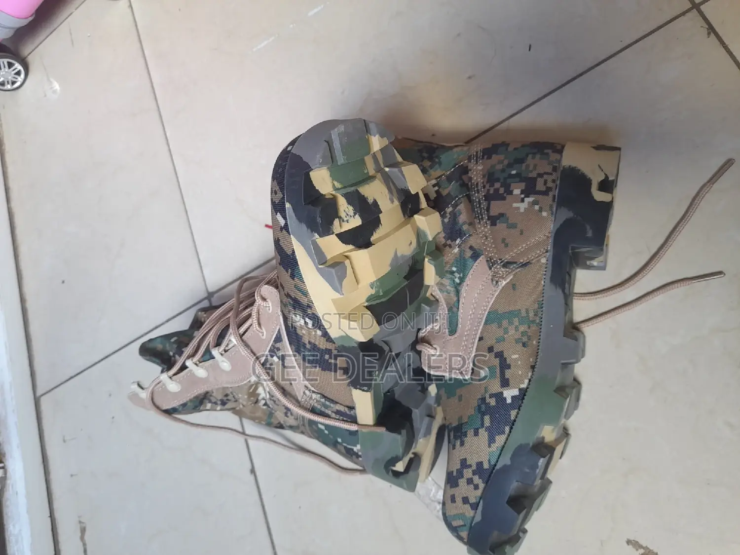 Camouflage Woodland Hiking/Tactical Military Boots