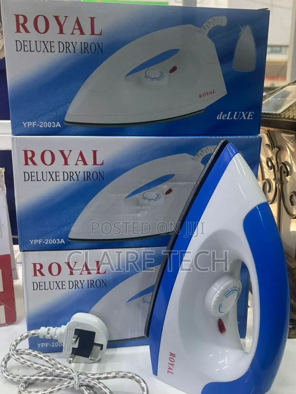 Royal Dry Iron Box YPF-2003A White