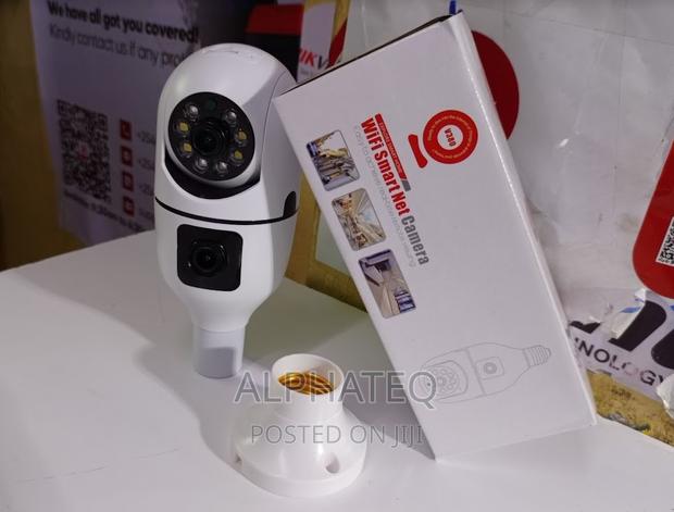 CCTV 360°Ptz Dual Lens Wifi Ap Bulb CCTV Nanny Cameras