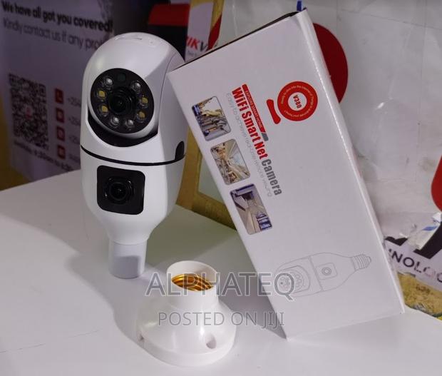 PTZ Dual Lens Camera V380 Bulb V380 PTZ Bulb Wifi Camera PTZ