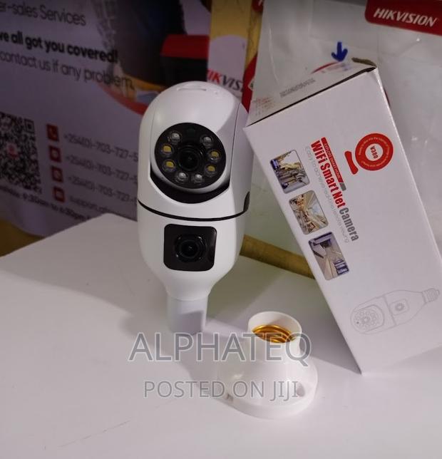 V380 PTZ Bulb Wifi Dual Lens Camera PTZ Nanny Camera Bulb