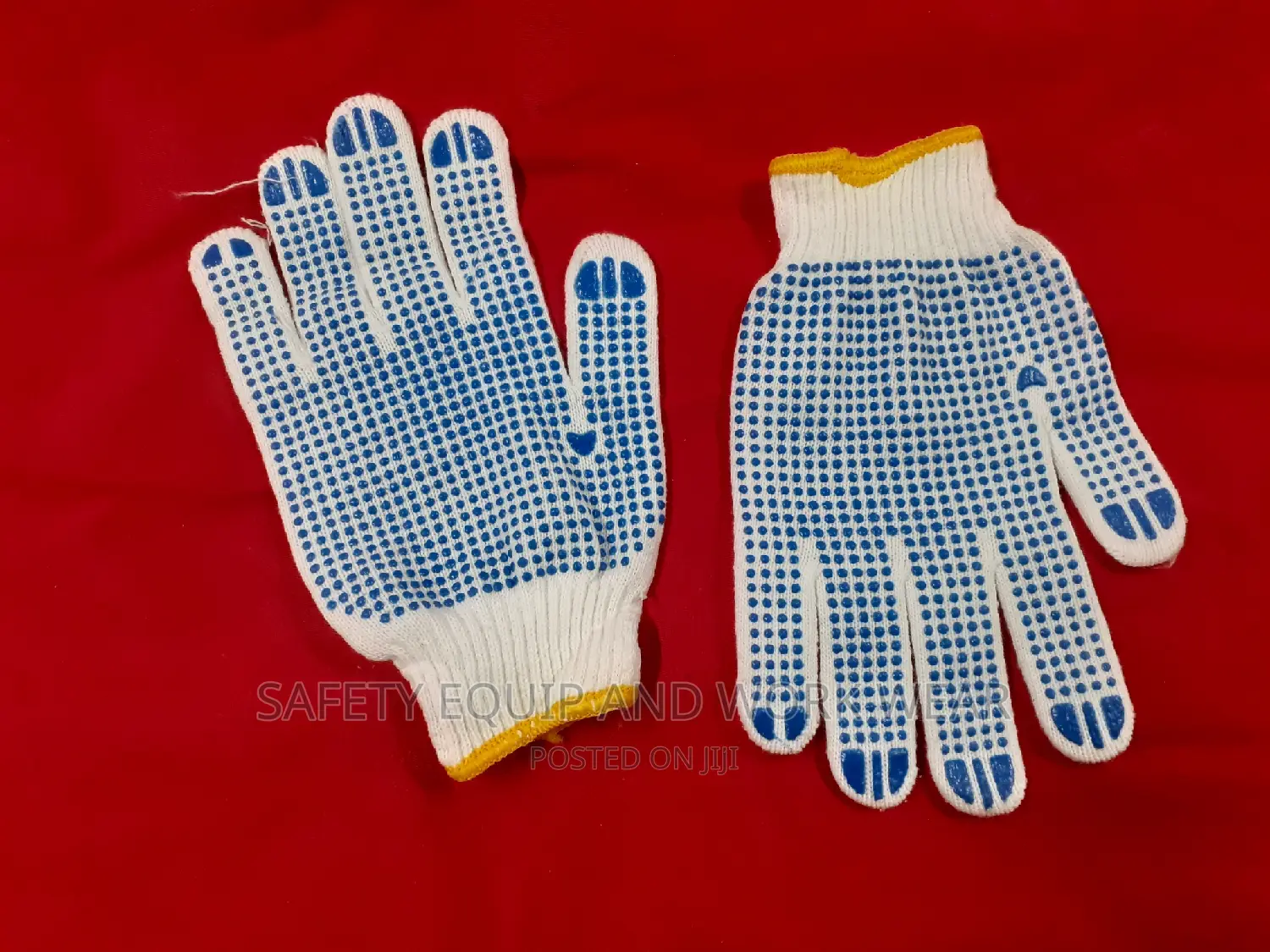Buy Cotton Lined Pvc Dotted Hand Gloves