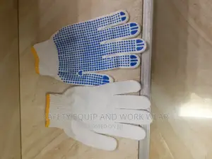 Buy Cotton Dotted Gloves For General Work