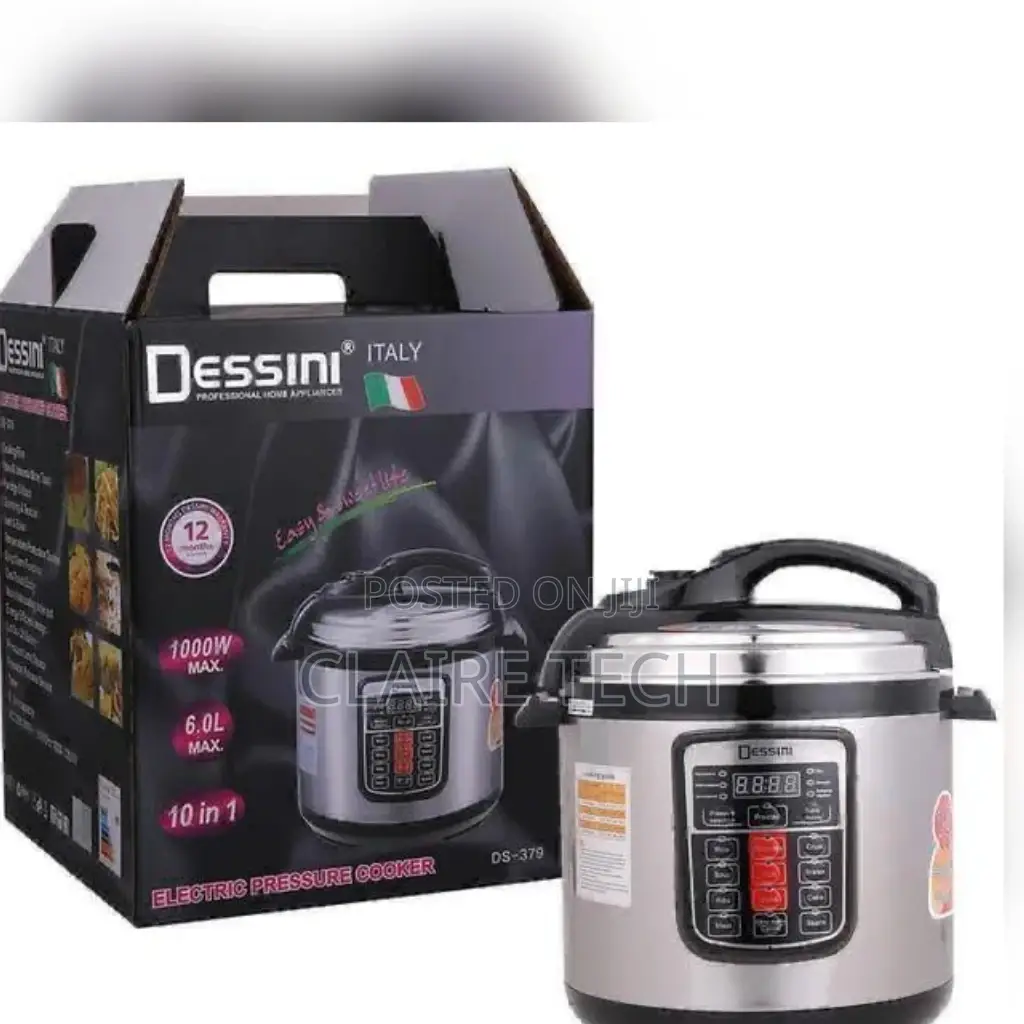 New 6 Litres Electric Pressure Cooker Dessini