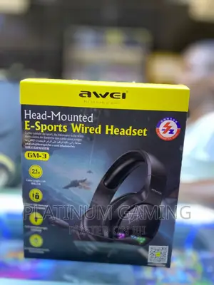 Head-Mounted Wired Headset