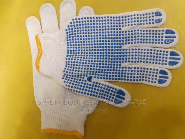 Buy Cotton Dotted Gloves With Safer Grip