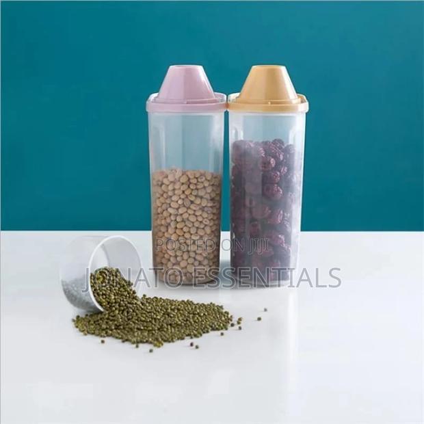 2000ml Airtight Plastic Storage Jars for Cereals - thumbnail 3