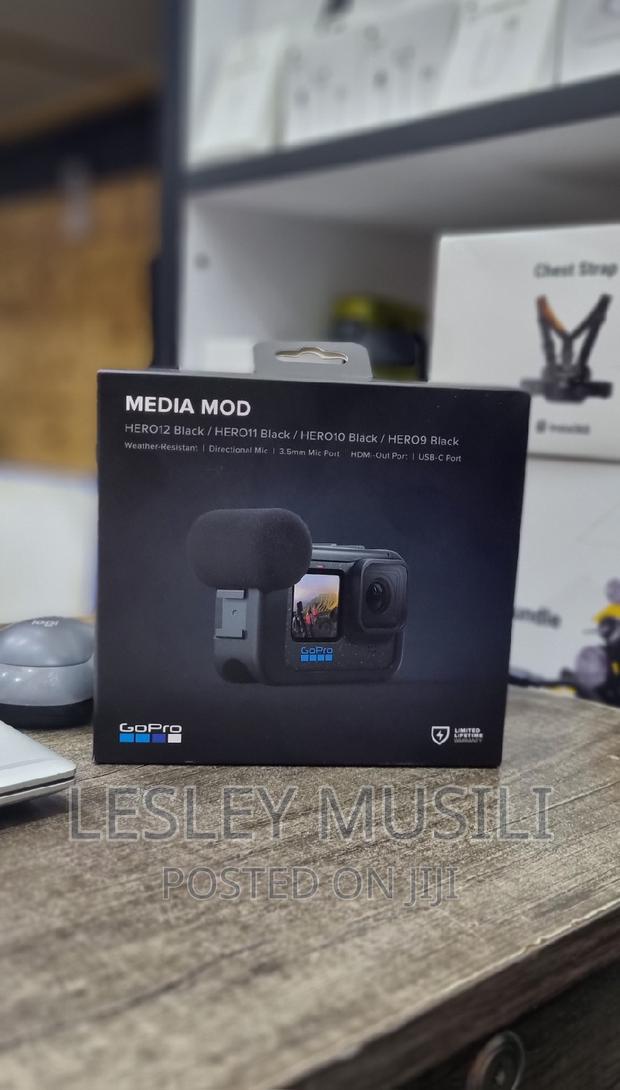 Gopro Media Mod for HERO 12/Hero9/Hero10/Hero11 Black